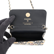 Load image into Gallery viewer, CHANEL Year-End Gift: Chain Shoulder Bag Beige/Multicolor Canvas