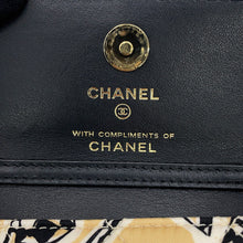 Load image into Gallery viewer, CHANEL Year-End Gift: Chain Shoulder Bag Beige/Multicolor Canvas