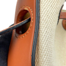 将图像加载到图库查看器中,LOEWE Balloon Shoulder Small Beige/BrownA710C31X02 Canvas Leather