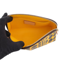 将图像加载到图库查看器中,LOUIS VUITTON LVxYK Pochette Cosmetic Yayoi Kusama JauneM47346 Monogram Pumpkin Dot