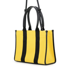 Load image into Gallery viewer, BALENCIAGA HardWear Small 2WAY Tote Bag Yellow/Black671402 Canvas Leather