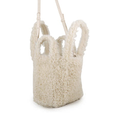 Load image into Gallery viewer, BALENCIAGA Everyday 2WAY Bag Ivory672793 Fur Leather