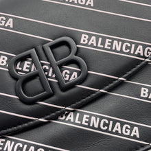 Load image into Gallery viewer, BALENCIAGA Monaco Chain Wallet Black/White561507 Leather