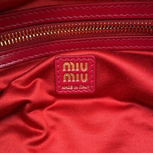将图像加载到图库查看器中,MIUMIU Handbag Bowling Red5BB182 Leather