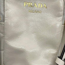 Load image into Gallery viewer, PRADA Dangle Top Handle White1BB137 Leather Size Mini
