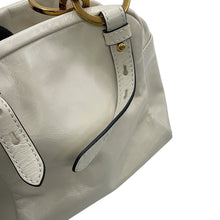 Load image into Gallery viewer, PRADA Dangle Top Handle White1BB137 Leather Size Mini