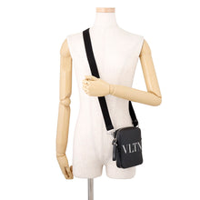 将图像加载到图库查看器中,Valentino Garavani VLTN Shoulder Bag Black/White1Y2B0943 Leather Size Small