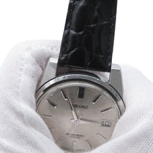 Load image into Gallery viewer, SEIKO Grand Seiko Second Model Date W36mm Stainless Steel Leather Silver Dial5722-9991