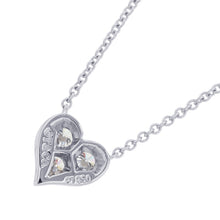 将图像加载到图库查看器中,TIFFANY&Co. Sentimental Heart Necklace Size Mini Pt950