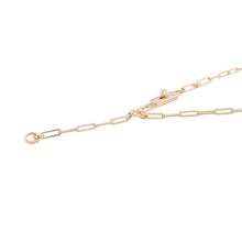 Load image into Gallery viewer, HERMES Kelly Chaine Lariat Necklace Size STH218272B 00ST 18K Yellow Gold