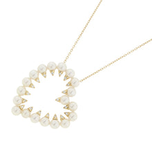 将图像加载到图库查看器中,TASAKI Danger Heart Diamond Necklace 18K Yellow Gold