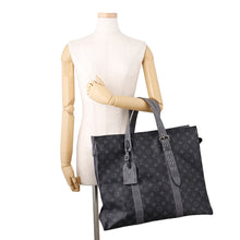 将图像加载到图库查看器中,LOUIS VUITTON Cabas zip NoirM45379 Monogram Eclipse Monogram Eclipse Reverse Size GM