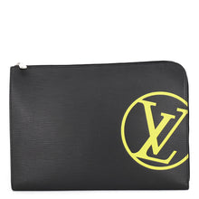 Load image into Gallery viewer, LOUIS VUITTON Pochette Jour Noir/YellowM68198 Epi Leather Size GM