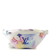 Load image into Gallery viewer, LOUIS VUITTON Discovery Bumbag Blanc/MulticolorM45759 Monogram Watercolor Size PM