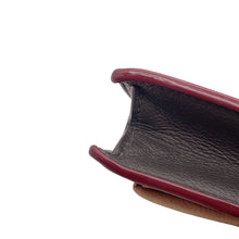 Load image into Gallery viewer, LOUIS VUITTON Pochette Lock Me Chain Lie De Vin/Etain/CrèmeM63470 Calf Leather Size BB