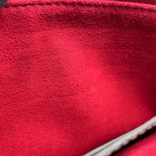 Load image into Gallery viewer, LOUIS VUITTON Pochette Lock Me Chain Lie De Vin/Etain/CrèmeM63470 Calf Leather Size BB