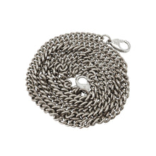 Load image into Gallery viewer, LOUIS VUITTON Pochette Lock Me Chain Lie De Vin/Etain/CrèmeM63470 Calf Leather Size BB