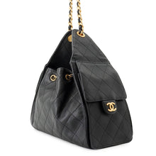 将图像加载到图库查看器中,CHANEL CHANEL25 ChainShoulder Bag BlackAS5293 Caviar Leather Size Small