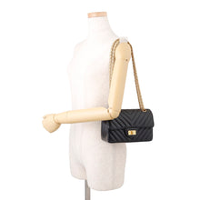将图像加载到图库查看器中,CHANEL 2.55 ChainShoulder Bag BlackAS0874 Aged Calf Leather Size Mini