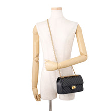 将图像加载到图库查看器中,CHANEL 2.55 ChainShoulder Bag BlackAS0874 Aged Calf Leather Size Mini