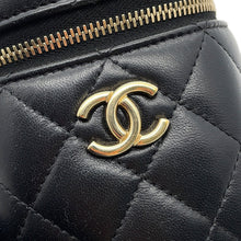 Load image into Gallery viewer, CHANEL Matelasse vanity bag BlackAP2729 Lambskin Size Mini