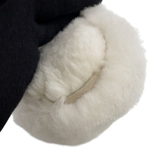 Load image into Gallery viewer, CHANEL Earmuffs CocoNeige White/BlackAAB261 Shearling