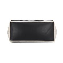 Load image into Gallery viewer, BALENCIAGA Navy Kabas Natural/Black339936 Canvas Leather