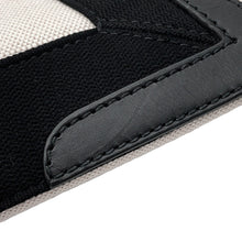 Load image into Gallery viewer, BALENCIAGA Navy Kabas Natural/Black339936 Canvas Leather