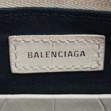 Load image into Gallery viewer, BALENCIAGA Le Cagoule Shoulder Bag White695814 Embossed Leather Size Mini