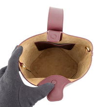 Load image into Gallery viewer, LOEWE Anagram Pebble Baguette Bag Bordeaux Leather Size Mini