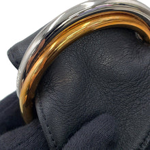 Load image into Gallery viewer, CARTIER Trinity Shoulder Bag Black Leather