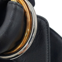 Load image into Gallery viewer, CARTIER Trinity Shoulder Bag Black Leather