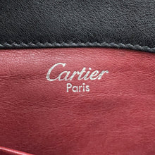 Load image into Gallery viewer, CARTIER Trinity Shoulder Bag Black Leather
