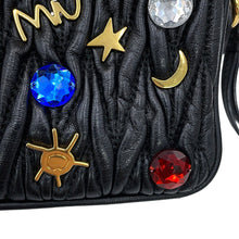 Load image into Gallery viewer, MIUMIU Matelassé Bijoux Chain Shoulder Black5BH118_2B5T_F0002 Leather