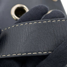 Load image into Gallery viewer, BURBERRY Nova Check Bucket Bag Shoulder Bag Black4078584 Leather