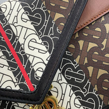 Load image into Gallery viewer, BURBERRY TBMonogram ChainShoulder Bag Black/Brown/Multicolor PVC Leather