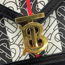 Load image into Gallery viewer, BURBERRY TBMonogram ChainShoulder Bag Black/Brown/Multicolor PVC Leather