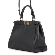 Load image into Gallery viewer, FENDI Peekaboo 2way Handbag Black8BN226 Leather Size regular