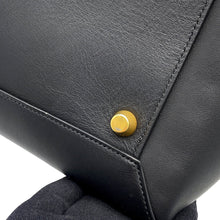 将图像加载到图库查看器中,CELINE Belt bag Black/Beige Leather
