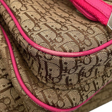 Load image into Gallery viewer, Dior Trotter Tote Bag Pink/Brown Canvas Leather