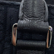 Load image into Gallery viewer, Dior Oblique Jacquard Saddle Tote Bag (2-Way Bag) Black1ADSH241YKS_H03E Canvas Leather