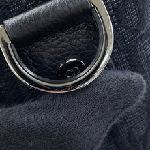 Load image into Gallery viewer, Dior Oblique Jacquard Saddle Tote Bag (2-Way Bag) Black1ADSH241YKS_H03E Canvas Leather