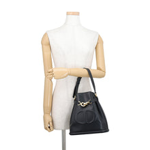 Load image into Gallery viewer, Dior C'est Dior CD Embossed 2-Way Shoulder Bag BlackM2271UBHA_M900 Calf Leather Size Medium