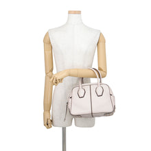 Load image into Gallery viewer, TOD’S Mikey Mini Bowler 2-Way Bag Ivory Leather