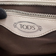 Load image into Gallery viewer, TOD’S Mikey Mini Bowler 2-Way Bag Ivory Leather