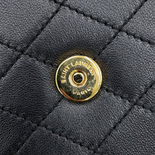 Load image into Gallery viewer, SAINT LAURENT PARIS Gabby Satchel Shoulder Bag Black/White668863AAAAN1031 Lambskin