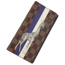 将图像加载到图库查看器中,LOUIS VUITTON Portefeuille Brazza BrownN63347 Damier Savannah