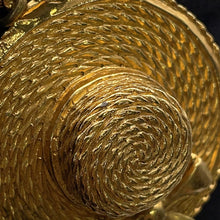 Load image into Gallery viewer, CHANEL Hat motif triple necklace Gold Metal