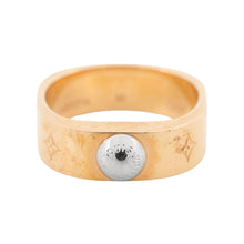 Load image into Gallery viewer, LOUIS VUITTON Nanogram Ring Size M GoldM00214 Metal