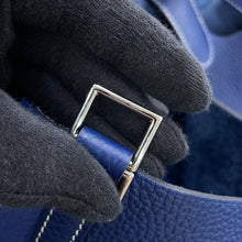 Load image into Gallery viewer, HERMES Picotin Lock Casaque Blue Saphir/Blue Brighton Taurillon Clemence Size MM